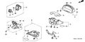New 2003-2005 Fits Honda Civic Pocket, Driver *YR239L* (KI IVORY), Part # 77751-S5A-A00ZD