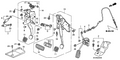 Honda New 2007-2010 Fits Honda Element Brake Pedal Assembly, Part # 46600-SCV-A01