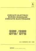 1989 Fits Ferrari 328 GTB / 328 GTS U.S Spec Electrical Wiring Schematics