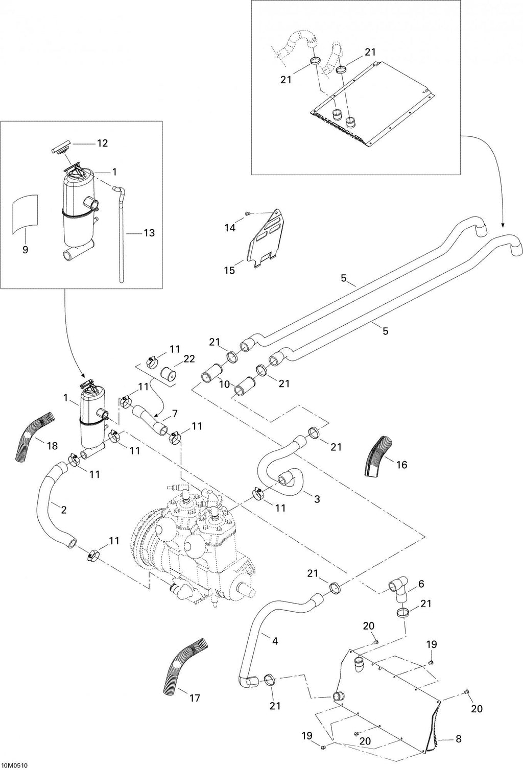 Fits 2003-2005 Ski-Doo MX Z X 440 / MX Z X 440 Racing Choke, OEM Part # 509000197