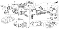 Honda New 1998 Fits Honda Odyssey Wire Assy., Combination Switch, Part # 35254-SX0-A12