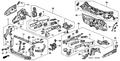 New 2002-2010 Fits Honda CR-V Left Front Side Frame, Part # 60911-S9A-A70ZZ