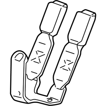 Ford New 2004-2005 Fits Ford / Mercury Taurus / Sable Buckle Assy - Seat Belt, Part # 4F1Z74600A38AAB