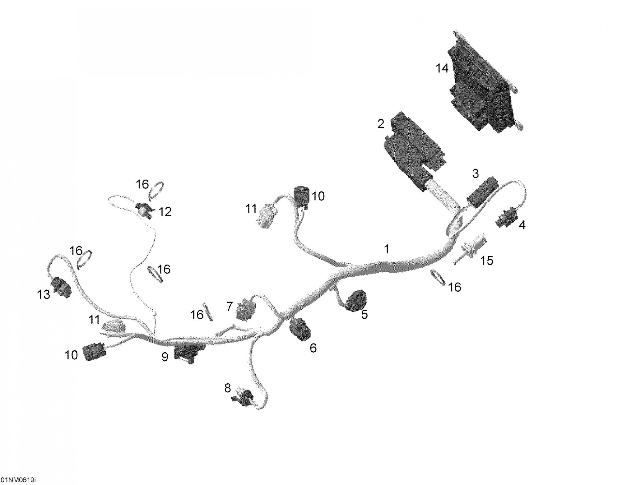 Fits 2004-2006 Ski-Doo Expedition 4-TEC / Expedition V-1000 Electronic Module, OEM Part # 420665114