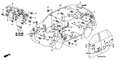 Honda New 2006-2007 Fits Honda Pilot Steering Hanger Beam Wire Harness, Part # 32150-STW-A40