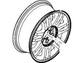 Ford New 2009-2010 Fits Ford / Lincoln F-150 / Mark LT Wheel Assy Base No. 1007a, Part # 9L3Z1007H