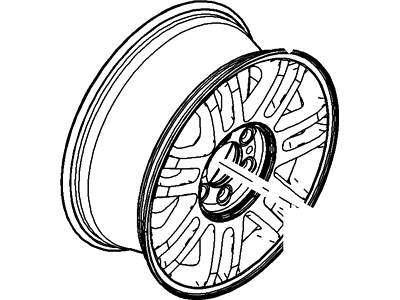Ford New 2009-2010 Fits Ford / Lincoln F-150 / Mark LT Wheel Assy Base No. 1007a, Part # 9L3Z1007H