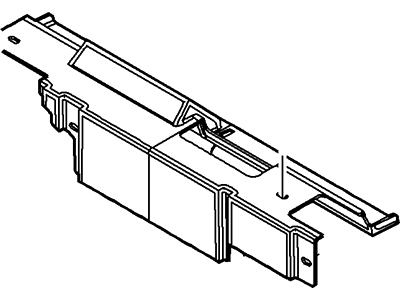 Ford New 1996-2006 Fits Ford E-150 / E-250 / E-350/E-350 Super Duty Deflector - Air Base No. 19e672, Part # F7UZ19E672AB