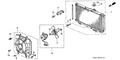 Honda New 1994-1997 Fits Honda Accord Bracket, Air Conditioner Relayconnector, Part # 80491-SV4-A00