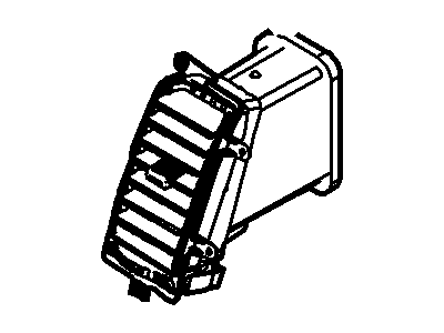 Ford New 2007 Fits Lincoln MKX Louvre Assy - Vent Air Base No. 19893 Position Passenger Side and Driver Side Inner, Part # 7A1Z19893AB