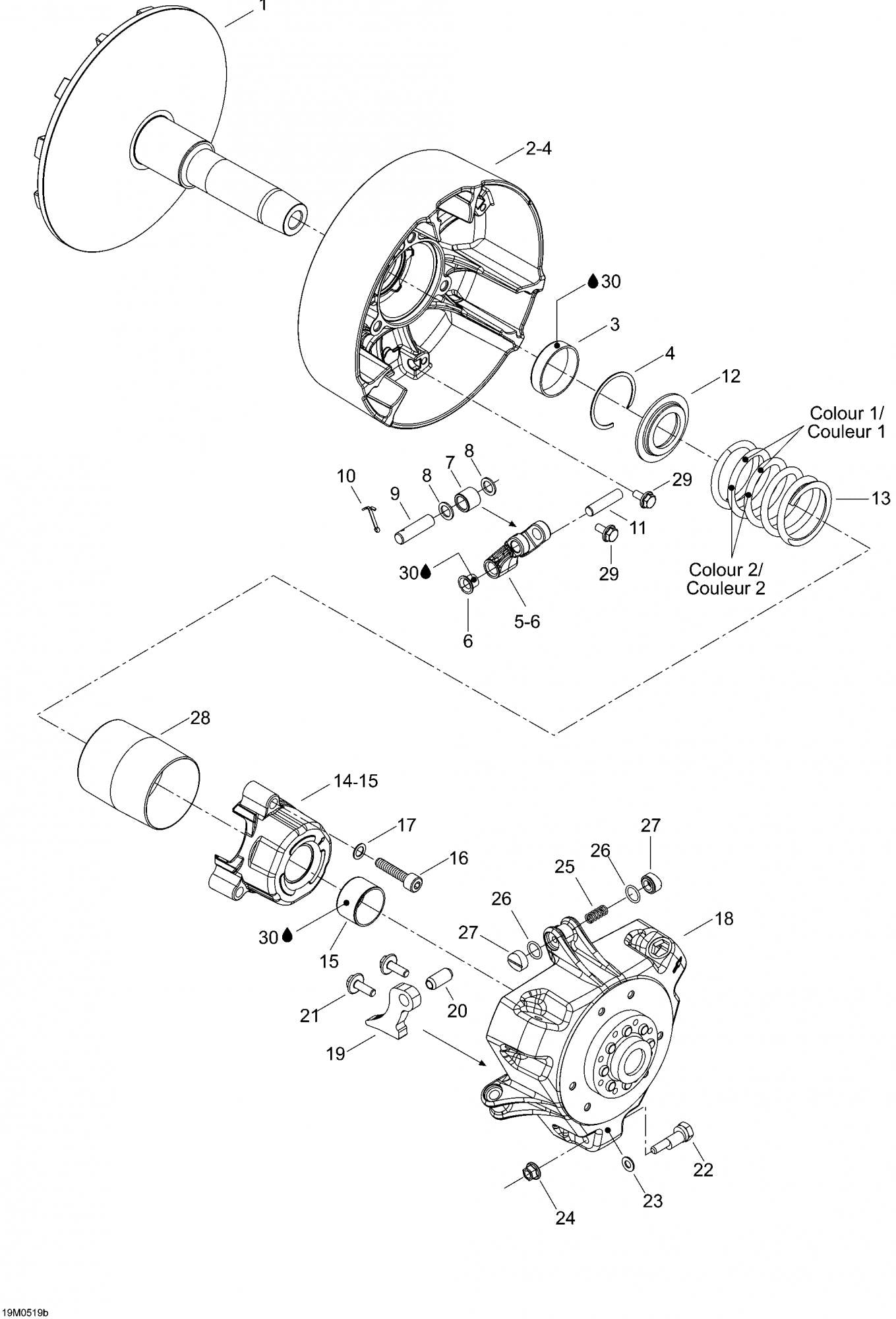 Fits 2003-2006 Ski-Doo Expedition 4-TEC / Expedition V-1000 Models Rampe 607, OEM Part # 417222569