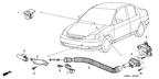 New 2004-2005 Fits Honda Civic Bracket, Ambient Sensor, Part # 80521-S5A-010