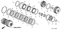 Honda New 2005-2007 Fits Honda Accord Hybrid Plate, Clutch Wave, Part # 22673-RJB-003