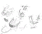 Ski-Doo - OEM schematic diagram - Part # 2572-502007224 - 09- Bottom Pan _31M1438 | 09- Bottom Pan - Ref # 29, 1600A