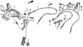 Honda New 1983-1987 Fits Honda Prelude Clip, Cable (White), Part # 90690-SB0-003