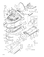 Fits 1996-2007 Ski-Doo Skandic 500/600 / Skandic 500F/600 Models Spring, OEM Part # 539455