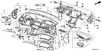 New 2013-2015 Fits Honda Crosstour Panel Assy., Driver (Inner) *NH167L* (GRAPHITE BLACK), Part # 77103-TY4-A01ZA