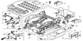 Honda New 2003 Fits Honda Accord Device, L. FR. Seat, Part # 81510-SDP-A73