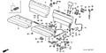 Honda New 1999-2004 Fits Honda Odyssey Guide, Headrest Lock *NH284L* (LIGHT QUARTZ GRAY), Part # 81144-SM4-J01YC