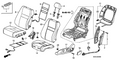 New 2009-2011 Fits Honda Civic Cover, L. Reclining (Inner) *YR400L* (SIENNA BEIGE), Part # 81648-SNA-A11ZE