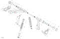 Can-Am - OEM schematic diagram - Part # 2572-503139800 - 08- Rear Suspension _26T1526 | 08- Rear Suspension - Ref # 12, 19