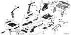 New 2012-2013 Fits Honda Civic Box, Load Abs, Part # 65250-TR0-A00ZZ