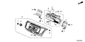 Honda New 2013 Fits Honda Accord Tuner Assembly (Pioneer), Part # 39171-T2A-A11