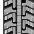 A-2304870T: A-2304870T: T Tread Pattern Rubber Track, Width 230 mm, Pitch 48 mm, Links 70