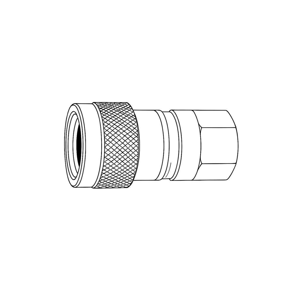 A-4050-15P: A-4050-15P: Hydraulic Quick Couplet Socket