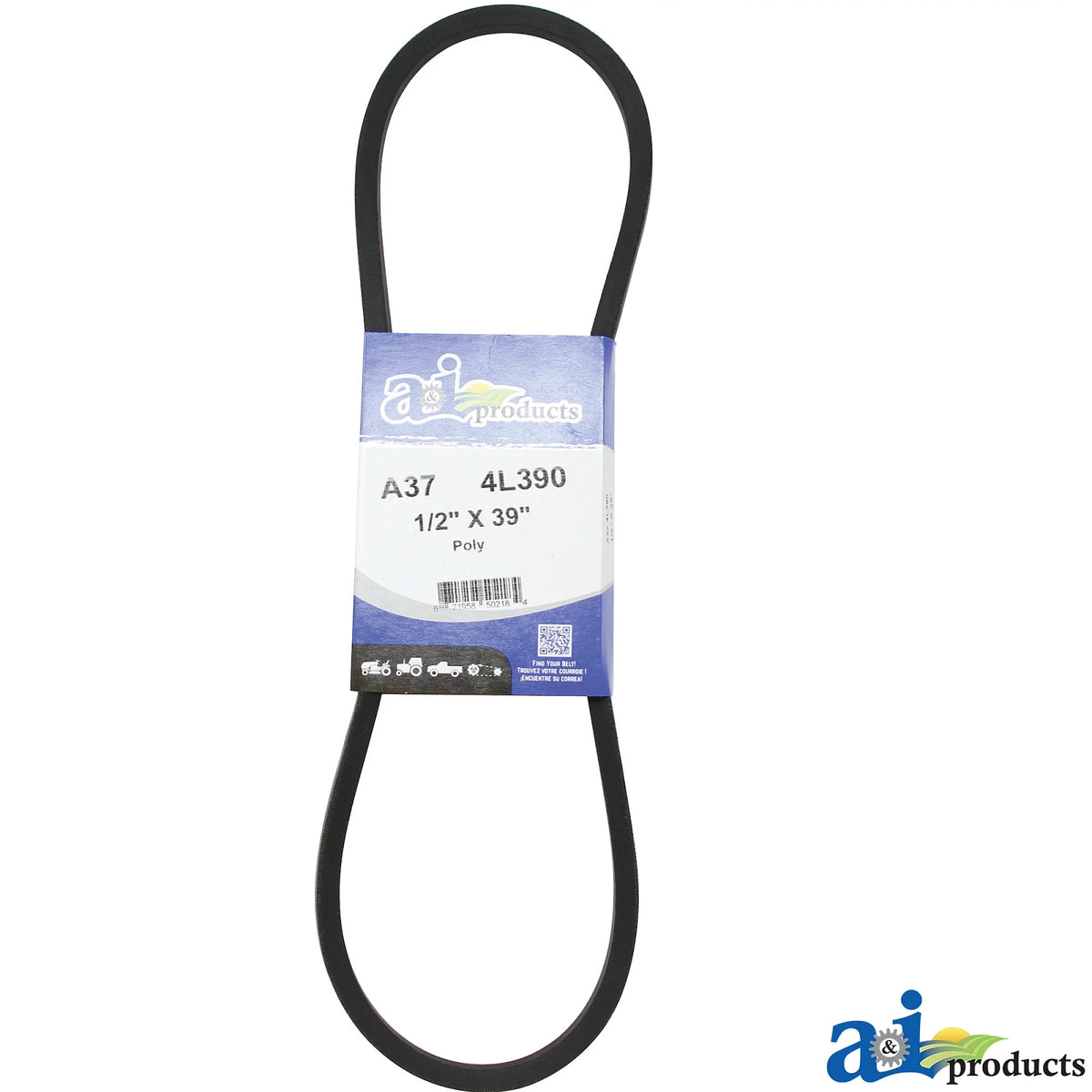 A-A37: Fits John Deere A-A37 V-Belt, 990.6 mm (39 inch) – Replacement