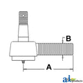 A-AH101185: Fits John Deere A-AH101185 Tie Rod End, Right Side – Replacement