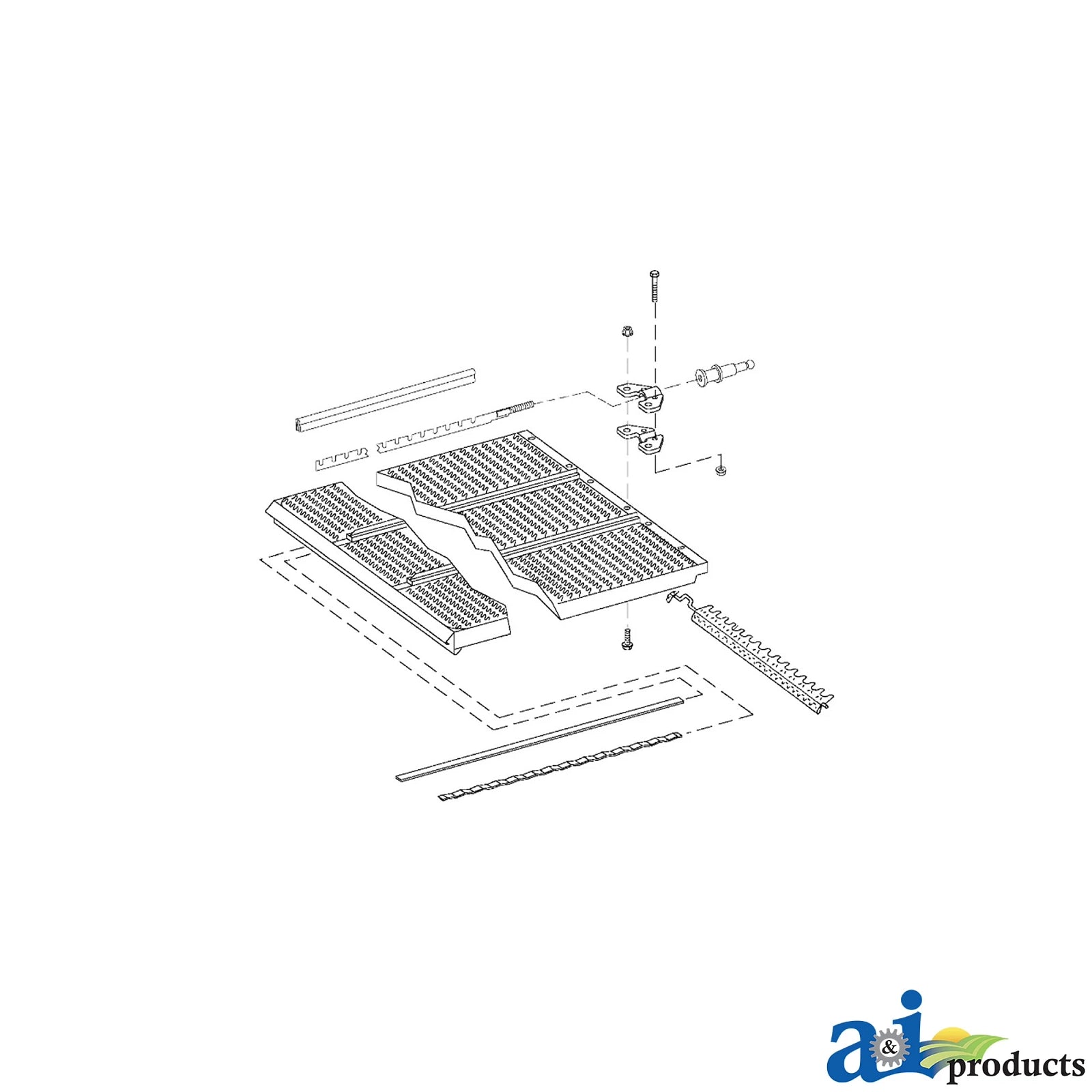 A-AH131214: John Deere Pre Cleaner Sieve Assembly - A-AH131214