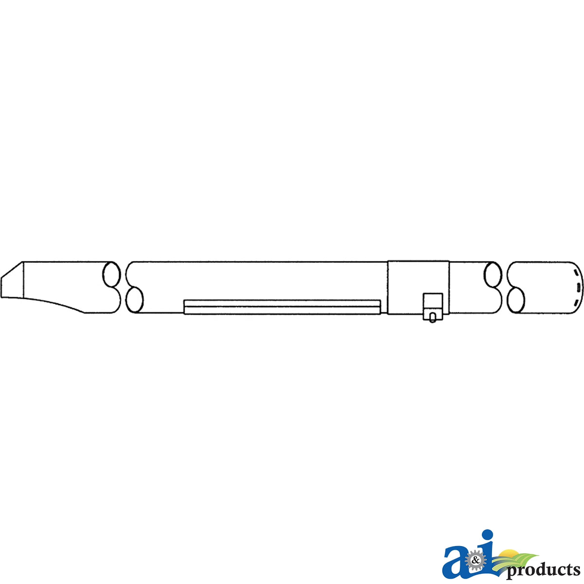 A-AH145049: Fits John Deere A-AH145049 Long Unloading Auger Housing – Replacement