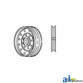 A-AH96292: Fits John Deere A-AH96292 Flanged Idler Pulley – Replacement