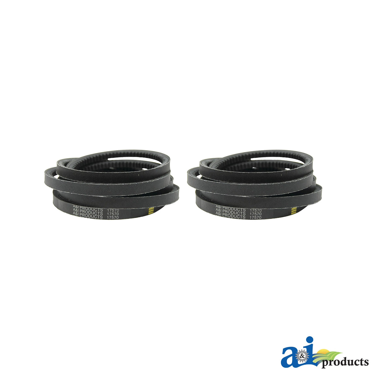 A-AT24833: Fits John Deere A-AT24833 Fan Belt (Set of 2) – Replacement