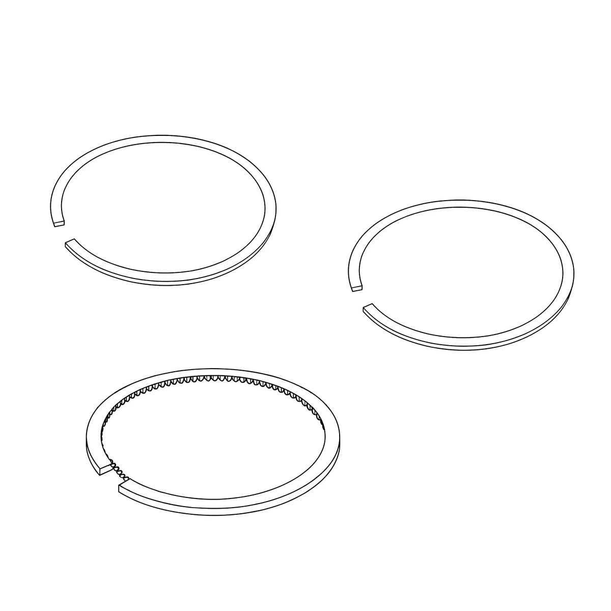 A-DD11831: Fits John Deere A-DD11831 Piston Ring Kit – Replacement