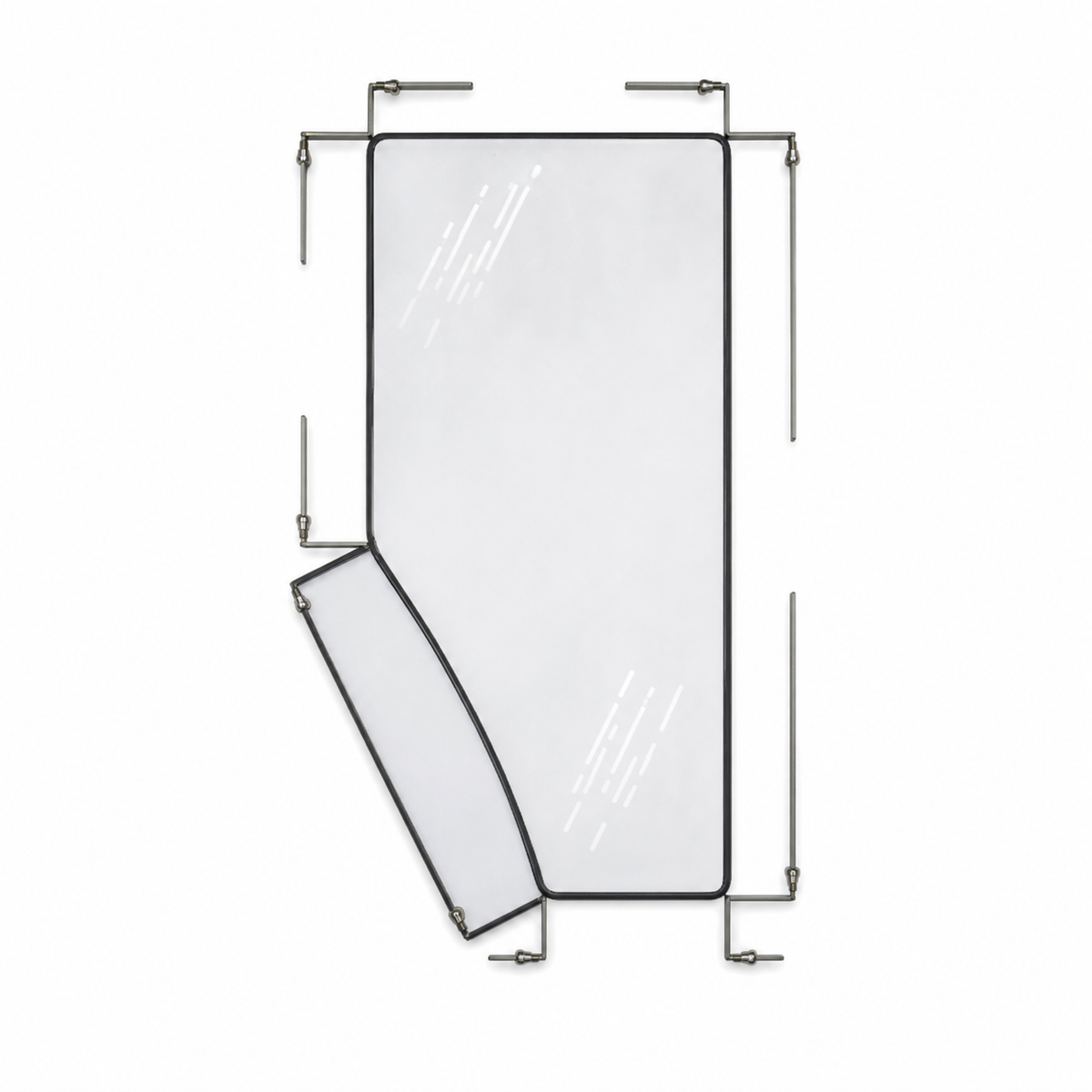 A-L169102: A-L169102: Door Window, Left Side