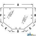 A-L213351: Fits John Deere A-L213351 Rear Window – Replacement