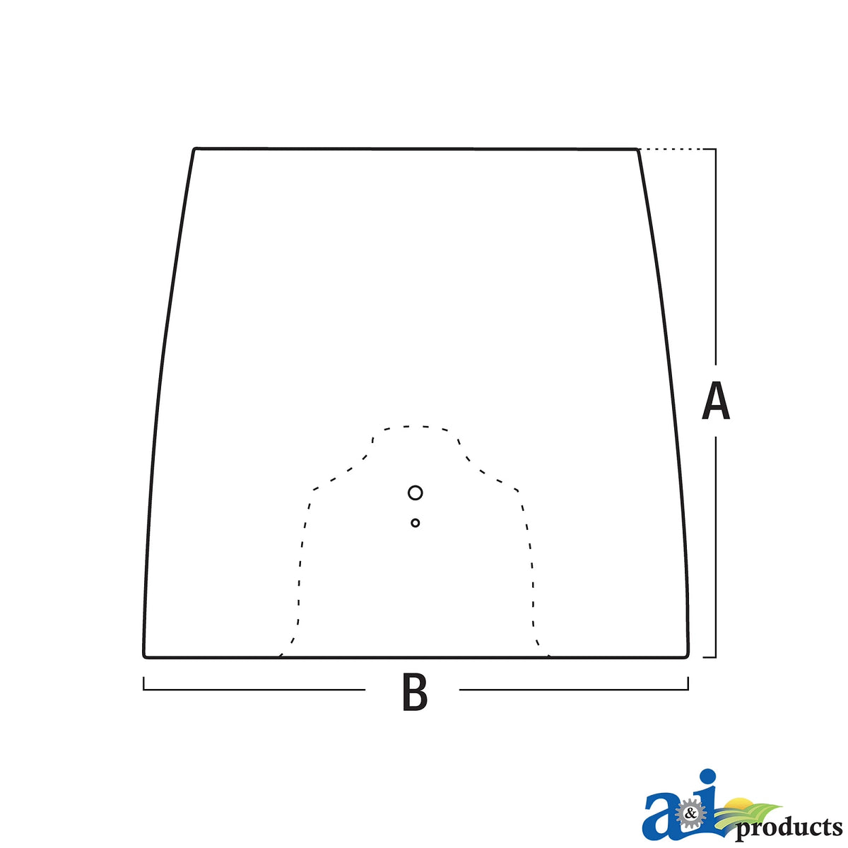 A-LVU26034: Fits John Deere A-LVU26034 Windshield – Replacement