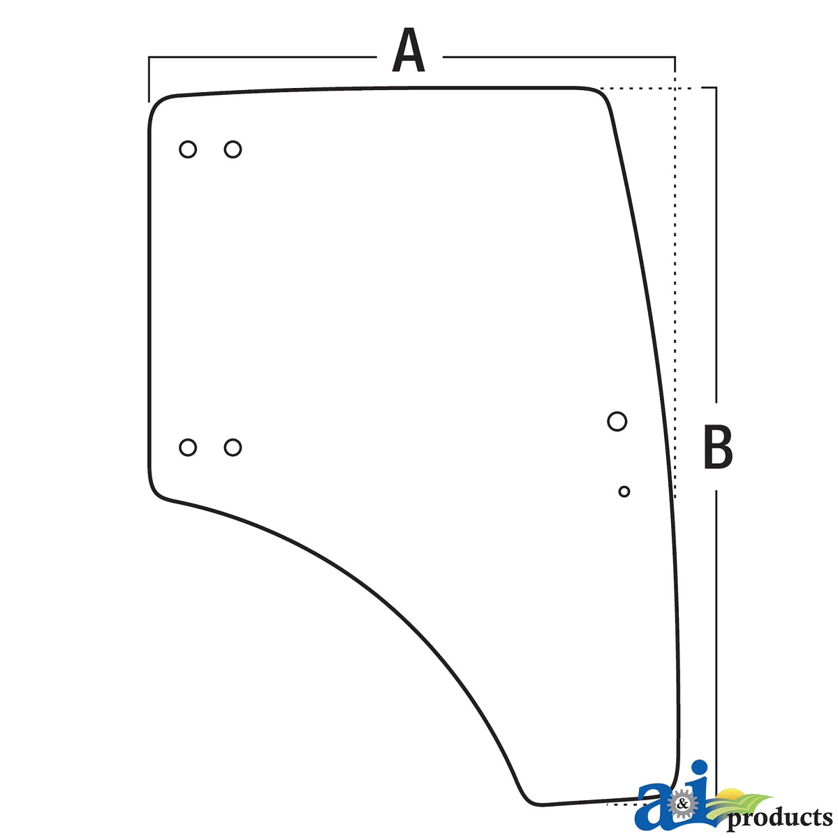 A-LVU31699: Fits John Deere A-LVU31699 Door – Replacement