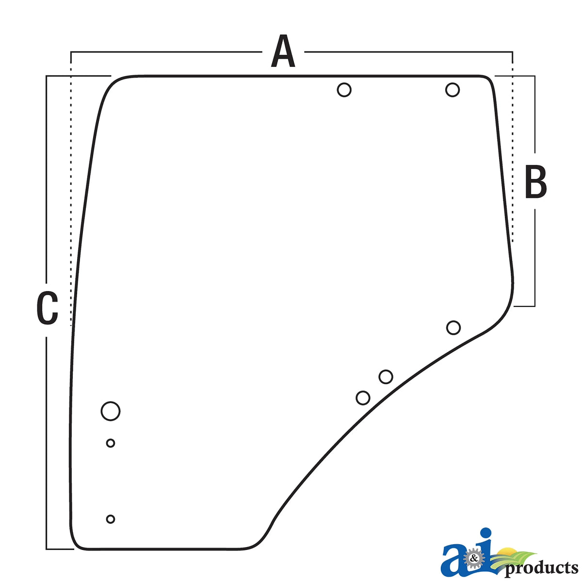 A-R564757: Fits John Deere A-R564757 Door – Replacement