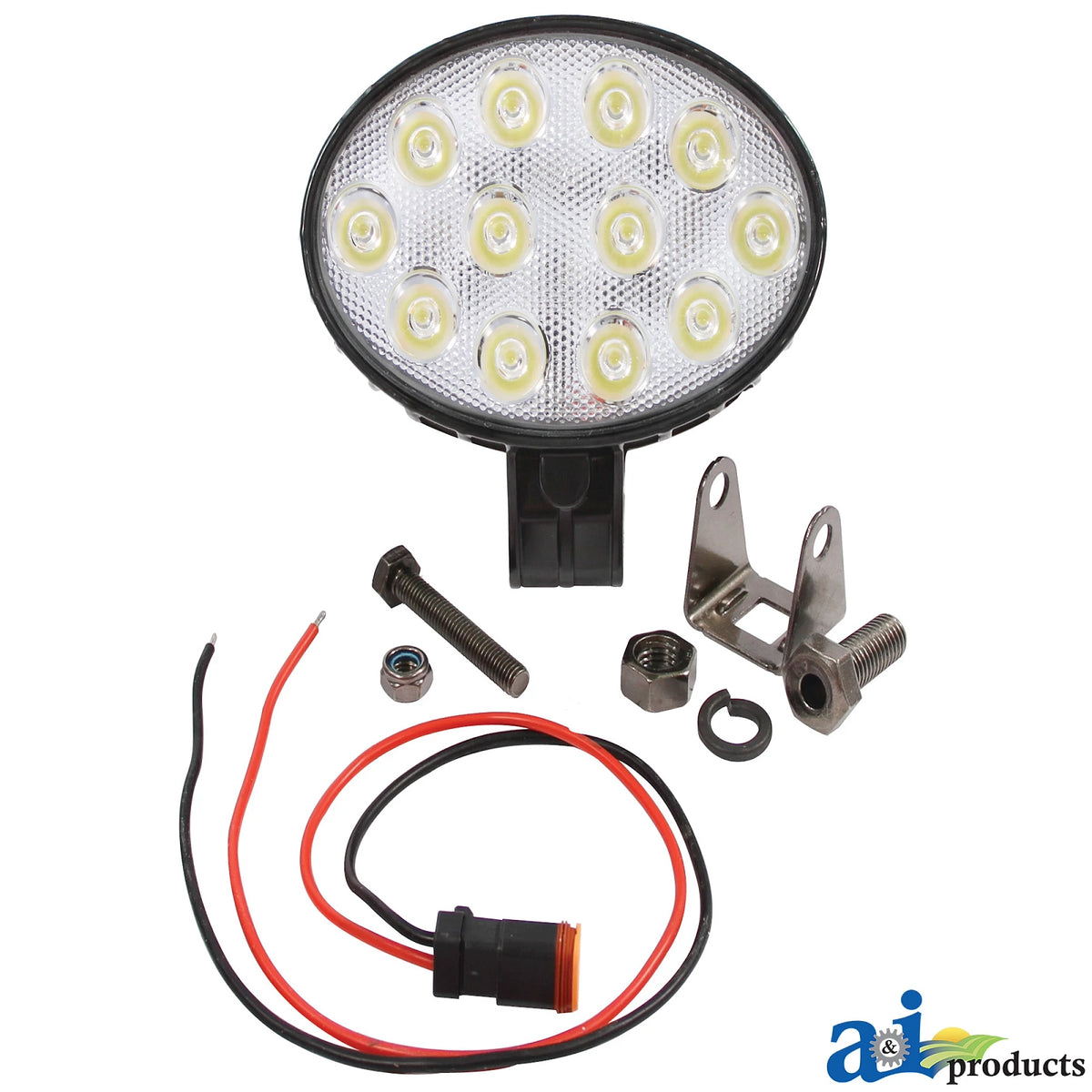 A-RE321842: Fits John Deere A-RE321842 Oval LED Work Lamp – Replacement