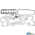 A-RE501456: Fits John Deere A-RE501456 Engine Overhaul Gasket Kit – Replacement