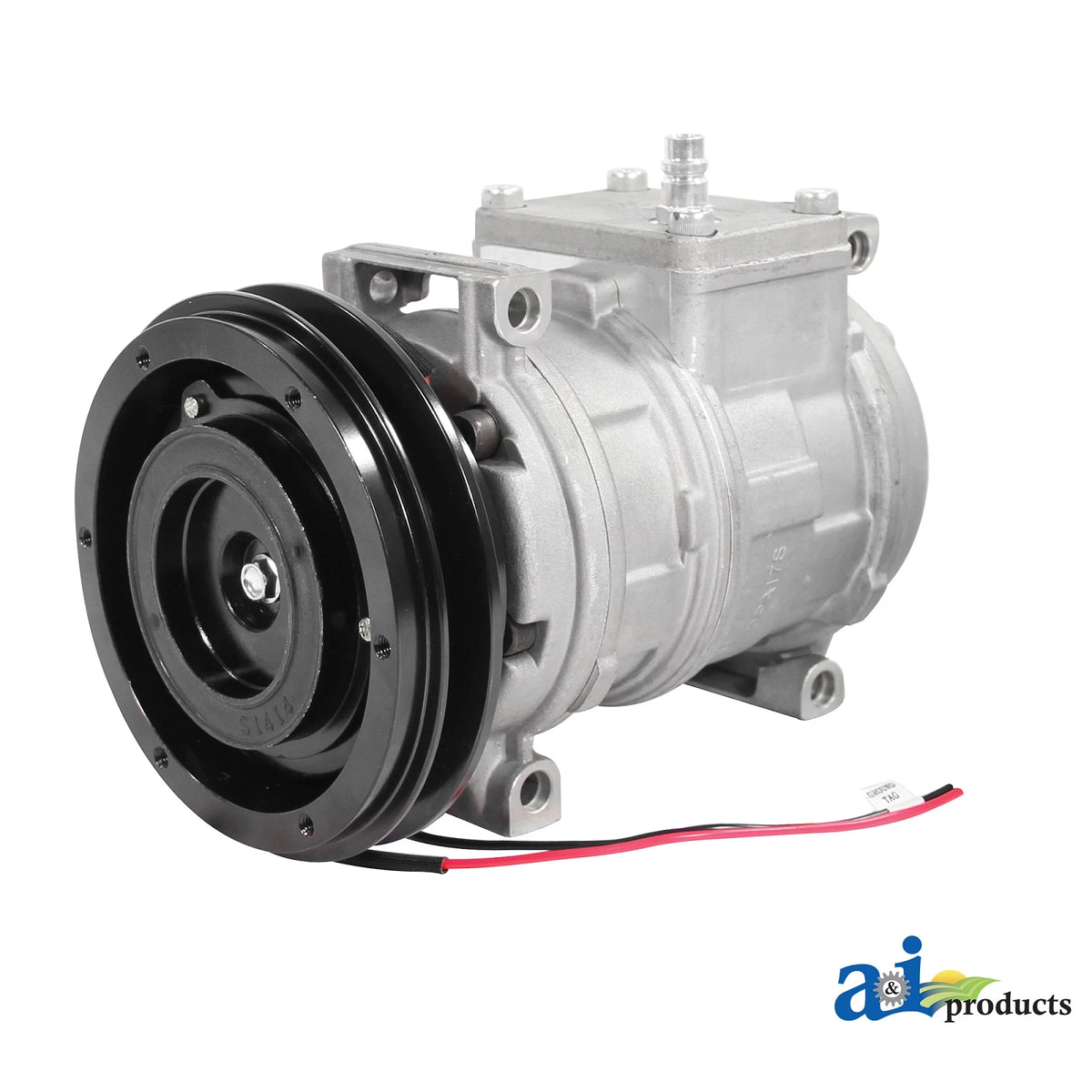A-RE64024: Fits John Deere A-RE64024 Air Conditioner Compressor with Clutch, 12 Volts – Replacement