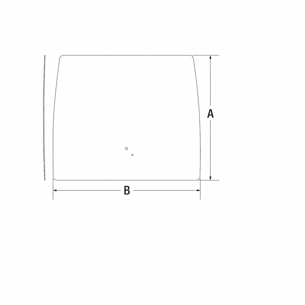 A-SU26078: Fits John Deere A-SU26078 Windshield – Replacement