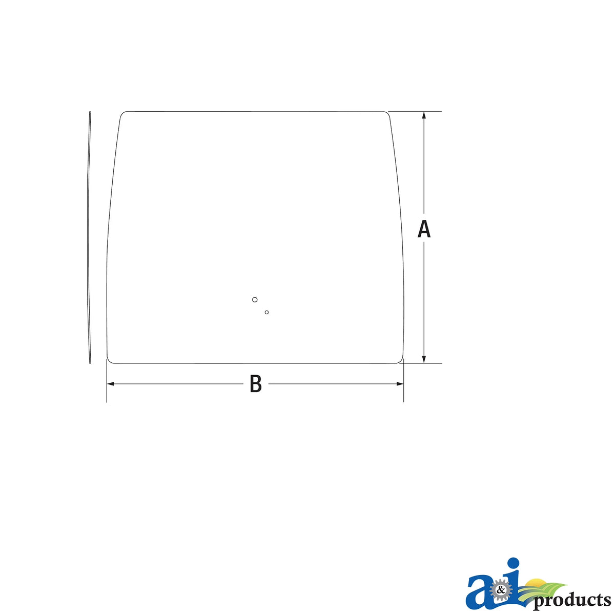 A-SU26078: Fits John Deere A-SU26078 Windshield – Replacement
