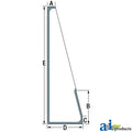 A-T230094: Fits John Deere A-T230094 Front Left Side Cab Windowpane – Replacement