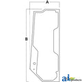 A-T244710: Fits John Deere A-T244710 Window – Replacement