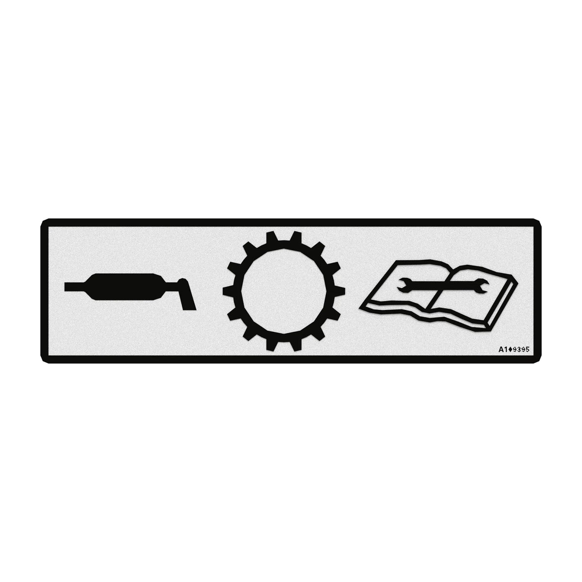 A109395: Fits John Deere A109395 Alternator Coupler Lubrication Label – Genuine OEM