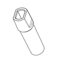 A124519: Fits John Deere A124519 Worm Gear Drive Adapter – Genuine OEM